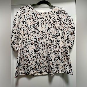 Melloday Gold Zipper Blouse